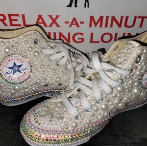 Custom Converse All Star Wedges (NWOB)